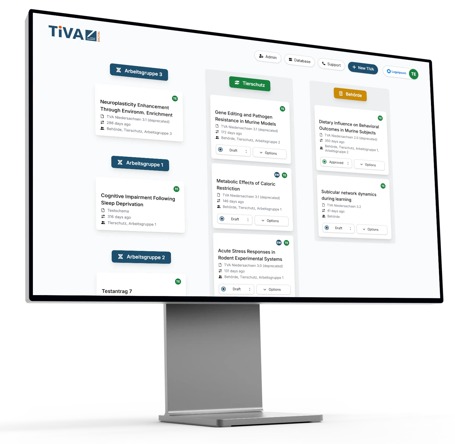 TiVA Desktop Anwendung